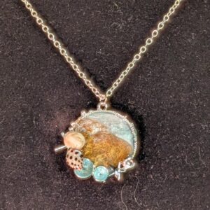 Collier récif turquoise