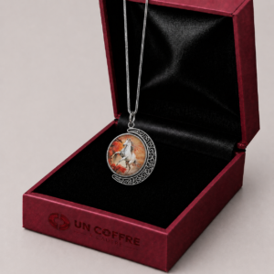 Collier Lune Cheval Sauvage